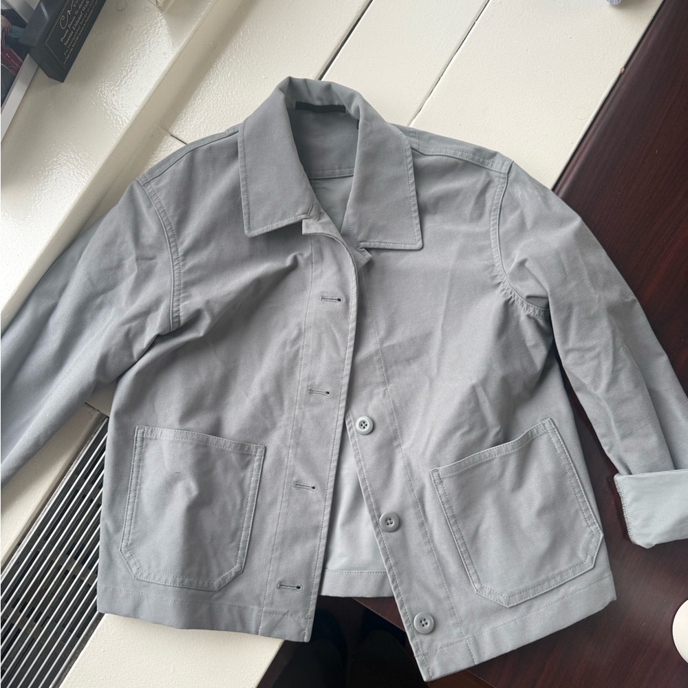 Uniqlo Women's Light Gray Utility Jacket